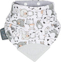 Cheeky Chompers Neckerchew Teething Bib, 2-in-1 Bandana Style Bib w/Food Grade by CheekyChompers