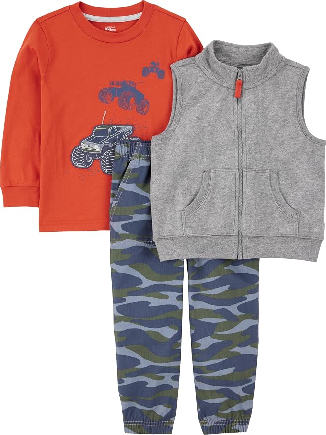 Simple Joys by Carter's Baby Boys 3-piece Playwear Set by SimpleJoysbyCarters