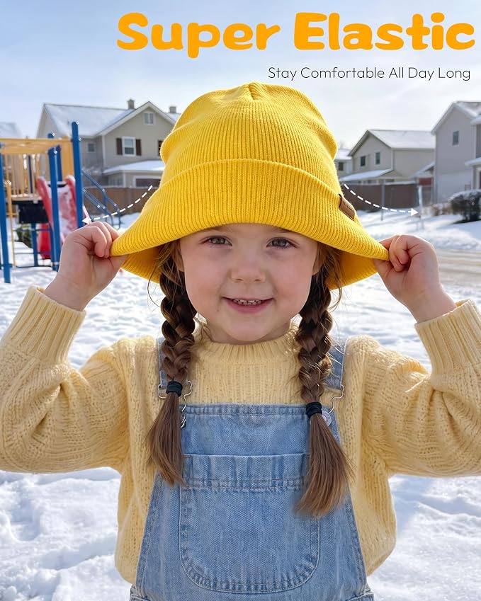 Baby Beanie Toddler Infant Winter Hats kids Warm Knit Caps - Image 5