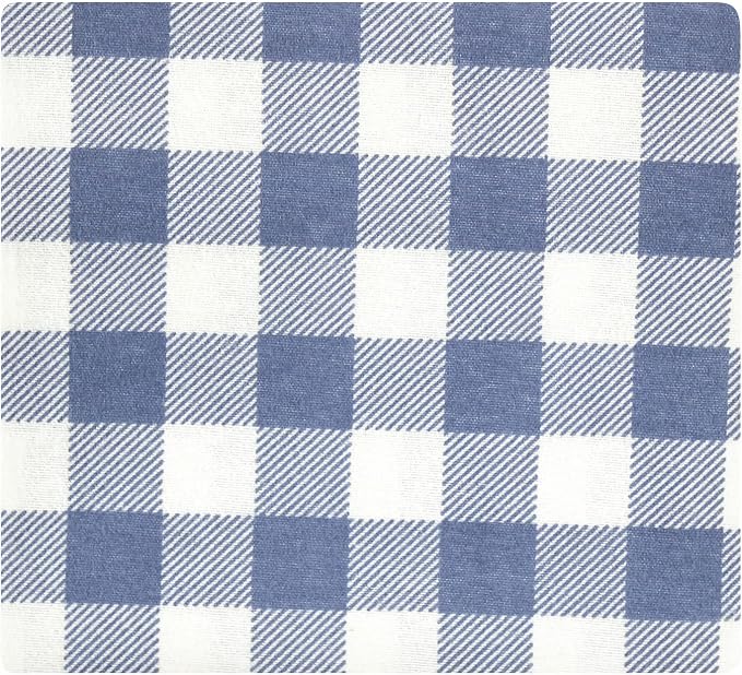 Hudson Baby Unisex Baby Cotton Flannel Receiving Blankets Bundle, Moose Bear - Image 4