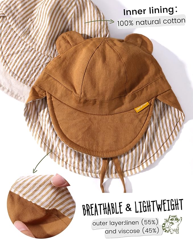 FURTALK Baby Sun Hat UPF 50+ Toddler Hat - Image 3