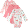 HonestBaby Baby 3-pack Long Sleeve Side-snap Kimono Bodysuits Organic Cotton by HonestBaby