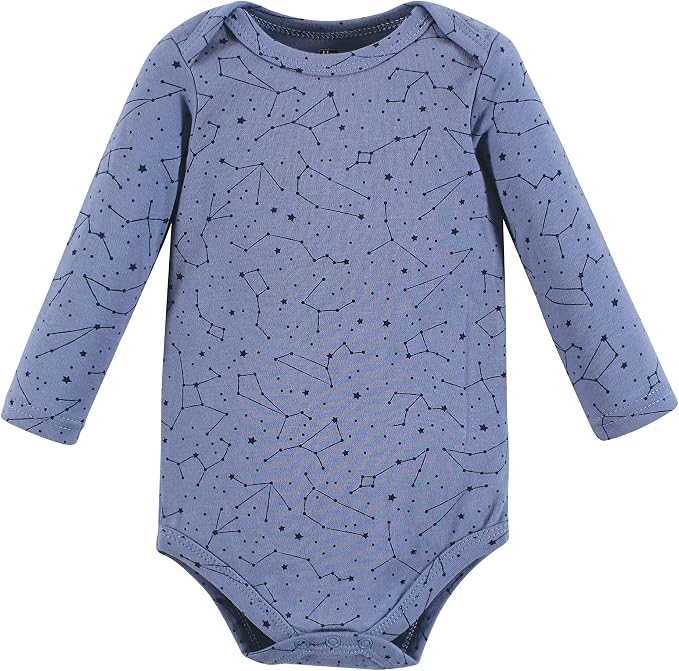 Hudson Baby baby-boys Cotton Long-sleeve Bodysuits 5-pack - Image 5