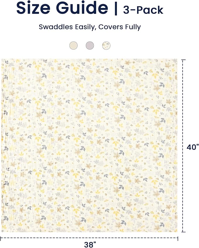 EXQ Home Muslin Swaddle Blankets - Image 5