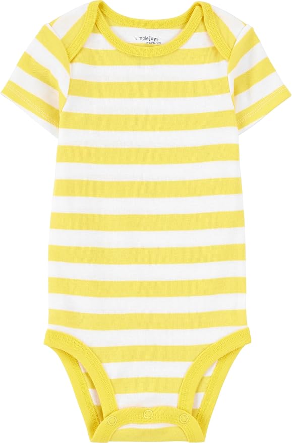 Simple Joys by Carter's Unisex Babies' Short-Sleeve Bodysuit - Image 2