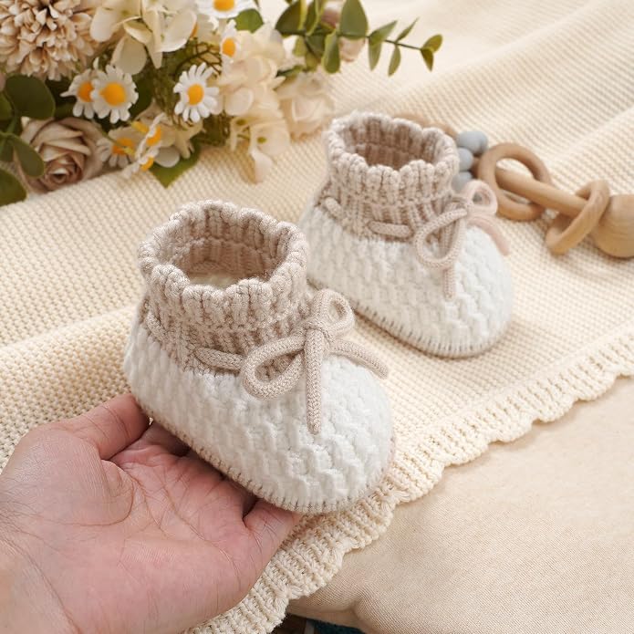 Baby Booties Knitted Newborn First Soft Sock | Crib Warm Shoes - Image 5