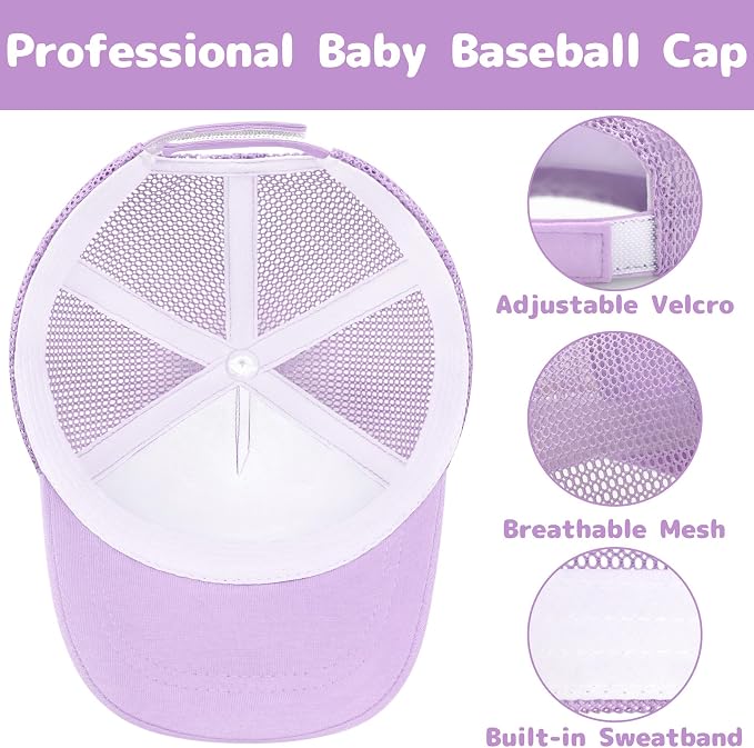 Olreco Baby Baseball Cap Toddler Baseball Hat - Image 3