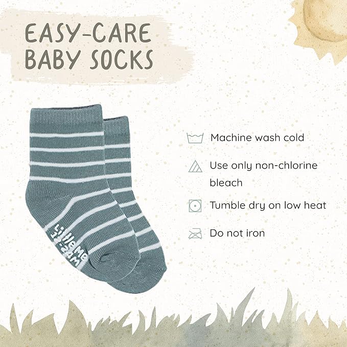 Little Me 20-Pack Newborn Baby Infant & Toddler Unisex Socks, - Image 4
