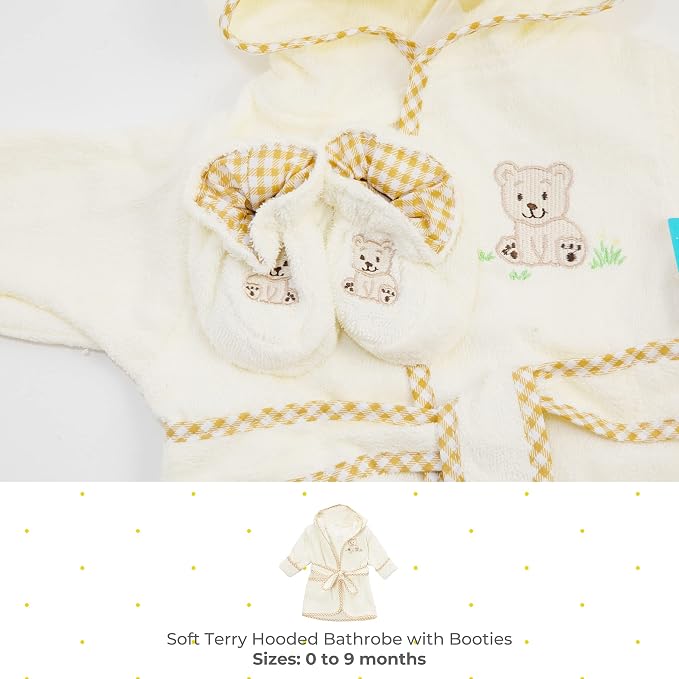Spasilk 100% Cotton Hooded Terry Bathrobe - Image 2