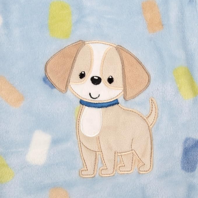 Plush Fleece Throw and Receiving Baby Blankets - Image 3