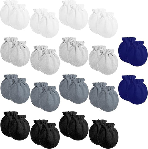18 Pairs Newborn Baby Cotton Mittens No Scratch Gloves Newborn Mittens Infant by Unknown