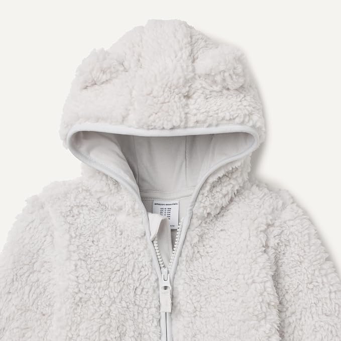 Amazon Essentials Unisex Babies' Hooded Sherpa Jacket - Image 4