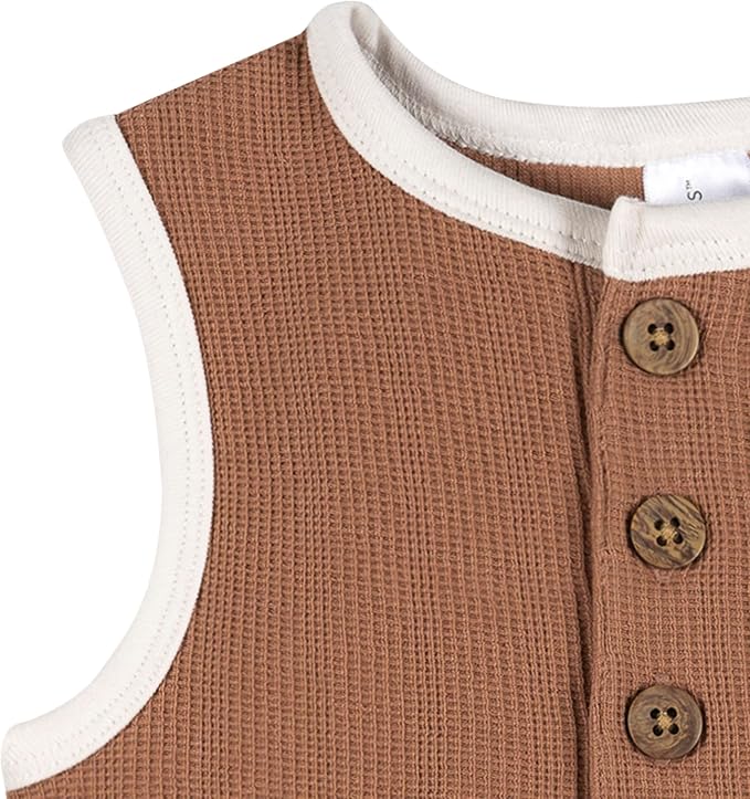 Modern Moments by Gerber Baby Boys' Sleeveless Romper - Image 2