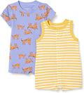 Amazon Essentials Unisex Babies' Cotton Jersey Sleeveless and Short-Sleeve by AmazonEssentials