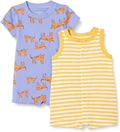 Amazon Essentials Unisex Babies' Cotton Jersey Sleeveless and Short-Sleeve by AmazonEssentials