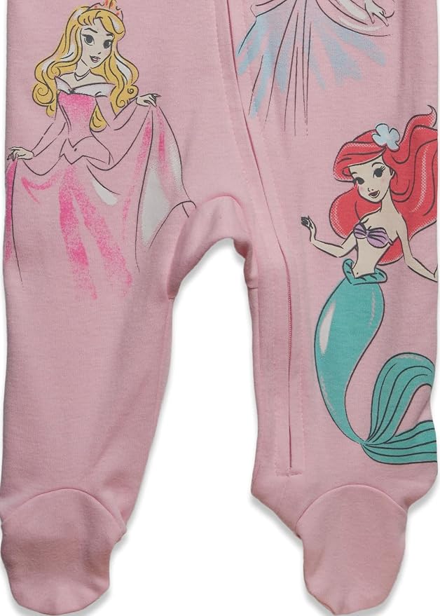 Disney Baby Girls' 2-Pack Footed Sleep N' Play Newborn to Infant - Image 5