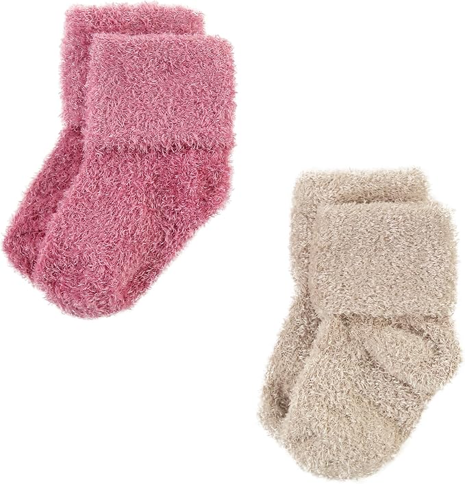 Hudson Baby Baby 8-pack Cotton Rich Newborn and Terry Socks - Image 6