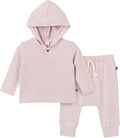 Modern Moments by Gerber Baby Hooded Hacci Top and Pant Set by ModernMomentsbyGerber