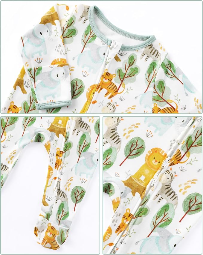 Baby Sleepers 100% Organic Cotton Pajamas - Image 6