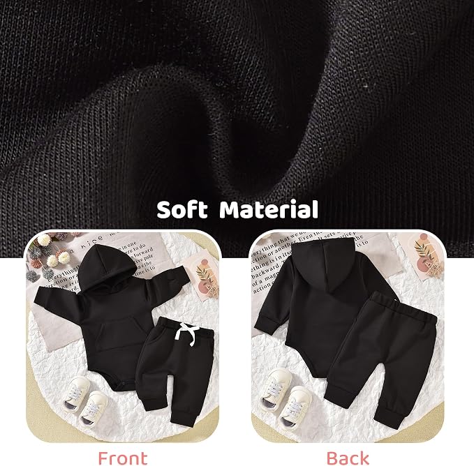 Aalizzwell Infant Baby Winter Hoodie Outfit - Image 5