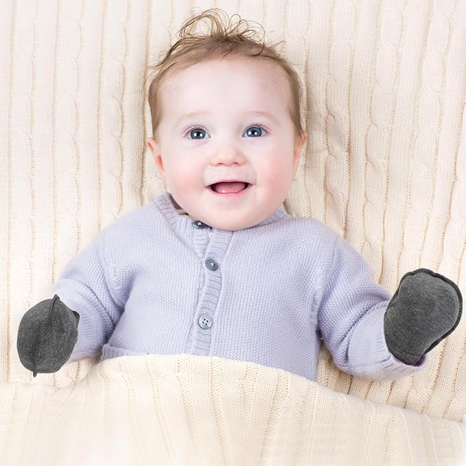 Syhood 9 Pairs Newborn Infant Mittens 0-6 Months - Image 6