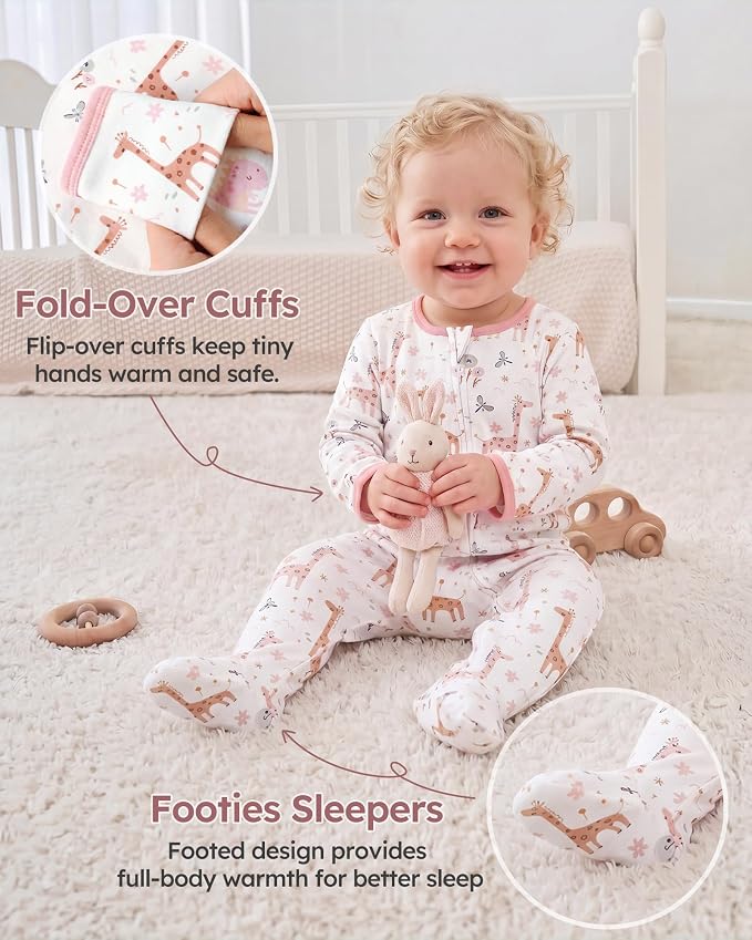 Baby Sleepers 100% Organic Cotton Pajamas - Image 5