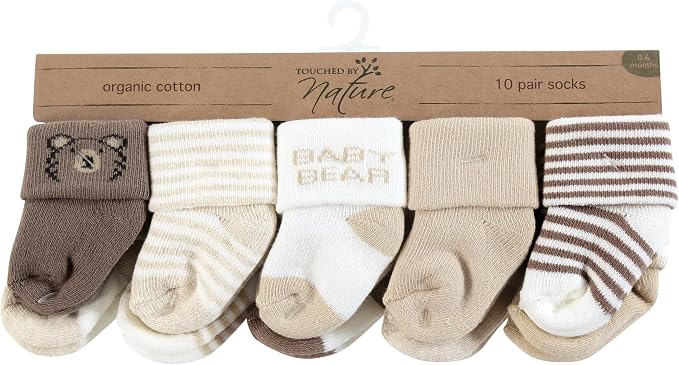 Touched by Nature Unisex Baby Organic Cotton Socks - Image 2