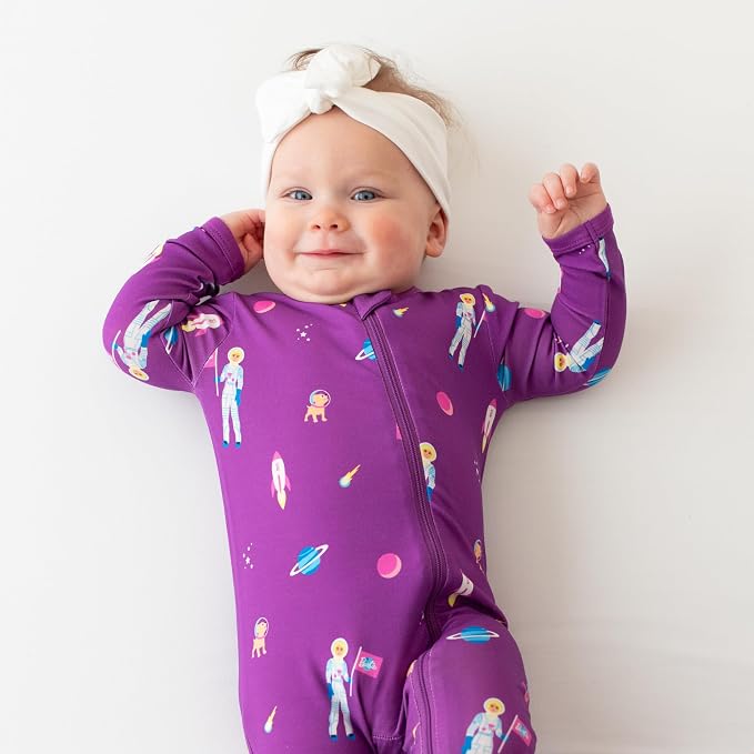 KYTE BABY Infant and Toddler Dual Zipper Footie, Ultra-Soft Rayon Made From - Image 2