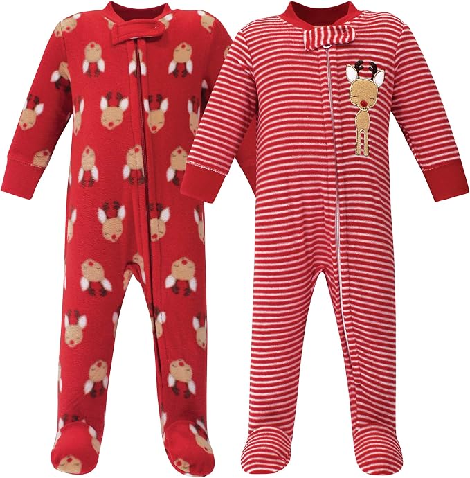 Hudson Baby Unisex Baby Fleece Sleep and Play - Image 2