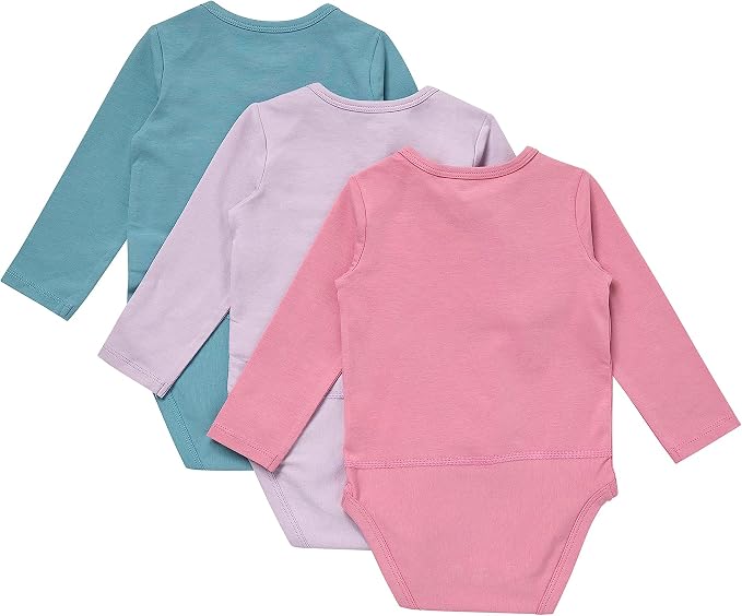 Hanes Baby Pure Comfort Long Sleeve Bodysuits, Infant Bodysuits, Boys & Girls - Image 2