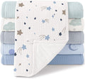 Bearmoss Muslin Burp Cloths, 100% Cotton Baby Burping Clothes, Large Extra Soft by Bearmoss