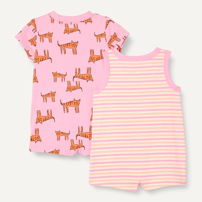 Amazon Essentials Unisex Babies' Cotton Jersey Sleeveless and Short-Sleeve - Image 2