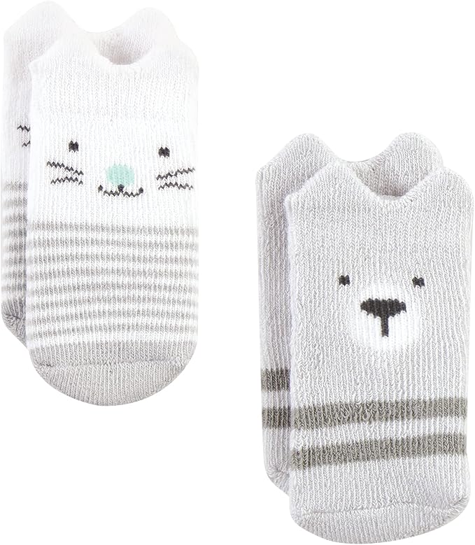 Hudson Baby Baby 8-pack Cotton Rich Newborn and Terry Socks - Image 5