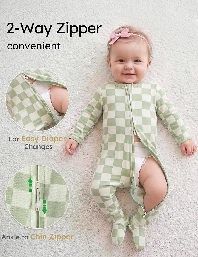 Yoofoss Baby Pajamas 100% Organic Cotton Baby Sleepers - Image 3