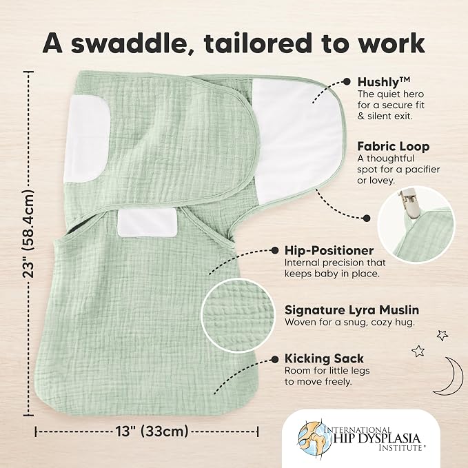 KeaBabies Muslin Baby Swaddles for Newborns, 100% Cotton | Organic Cotton - Image 5
