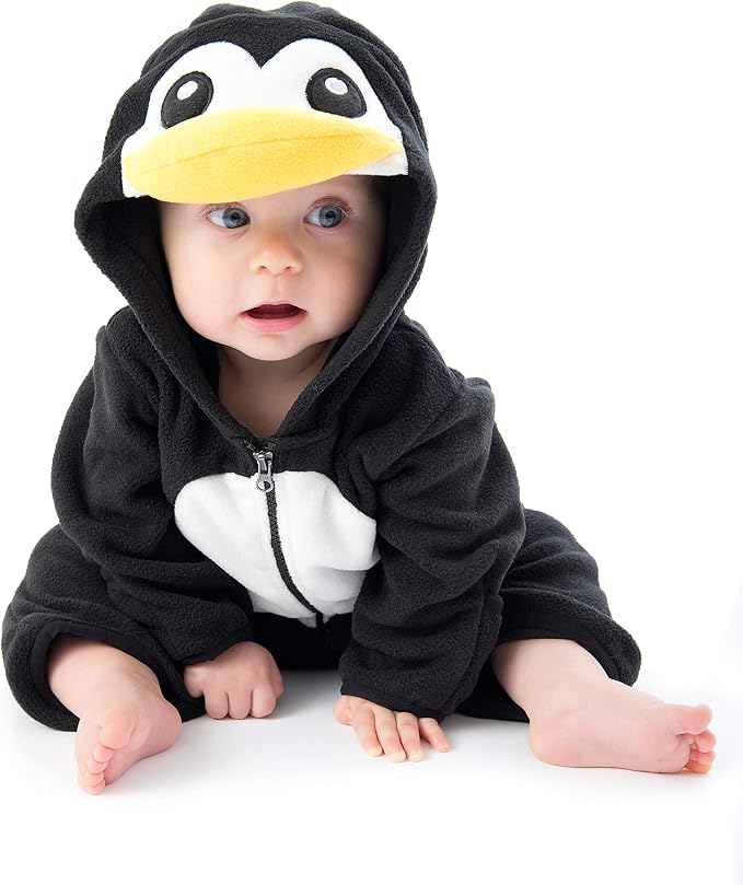 Cuddle Club Fleece Baby Bunting Bodysuit Hoodie, Newborn by CuddleClub