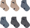 PUMA Unisex Baby 6-pack Infant Anklet Socks, Extra Cushion & Comfort-toe by PUMA