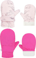 Toddler Gloves Kids Mittens Winter Warm Lined Fleece Gloves Waterproof Snow by Slivery+Color