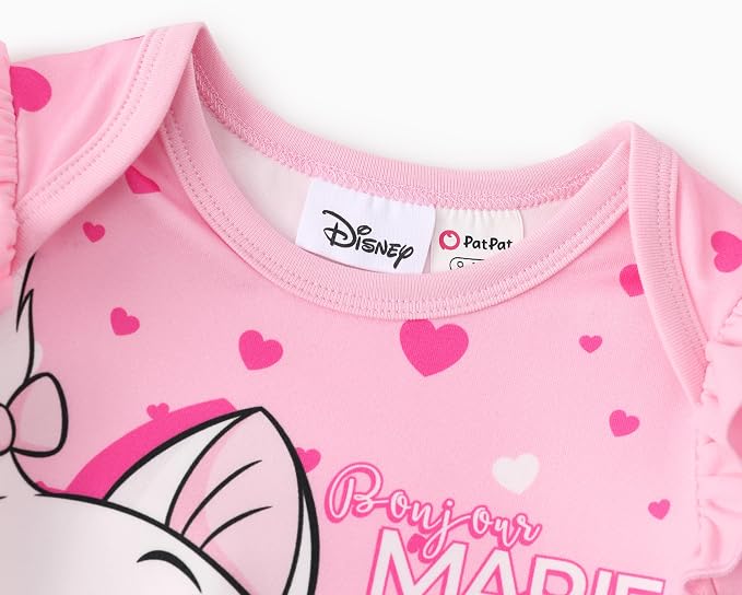 Disney Stitch Princess Minnie Winnie Marvel Baby Girls Ruffle Long Sleeve - Image 3