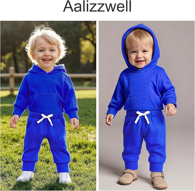 Aalizzwell Infant Baby Winter Hoodie Outfit - Image 3