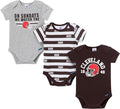 Gerber NFL Baby Boys 3-Pack Onesie Bodysuit by Gerber