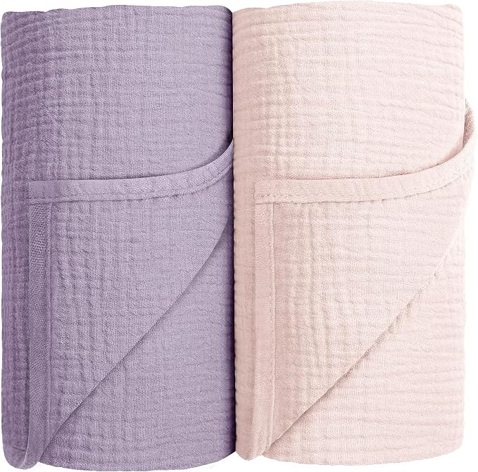 Susurration Muslin Receiving Blanket, 100% Cotton Swaddle Blankets by Susurration