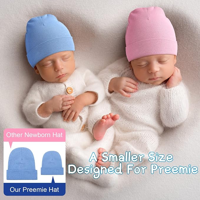 Newcotte 6 Preemie Hats - Image 3