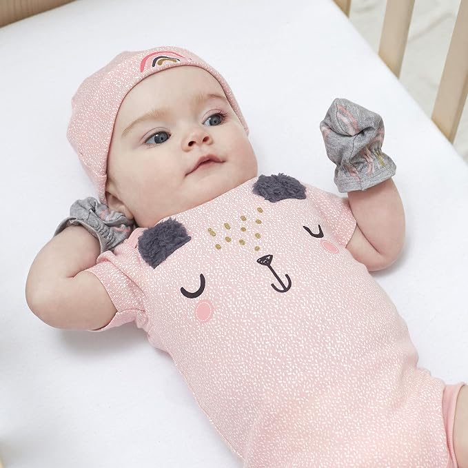 Gerber Baby Girls' Cap and Mitten Sets - Image 5
