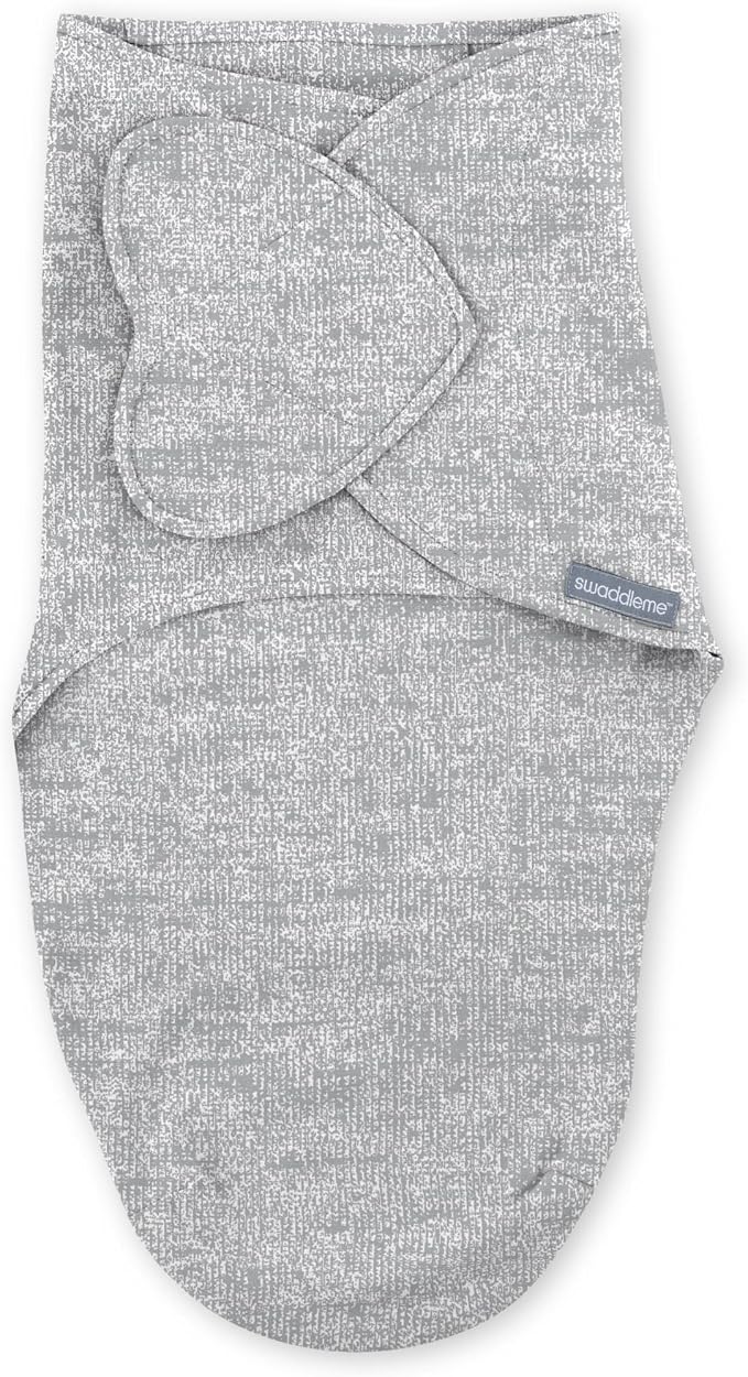 SwaddleMe by Ingenuity Monogram Collection Baby Swaddle, 100% Cotton, Improves - Image 15