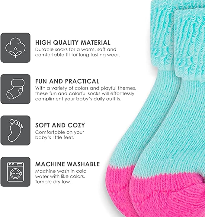 Rising Star Baby Sock, Toddler Sock, Kids Socks Multipacks - Image 3