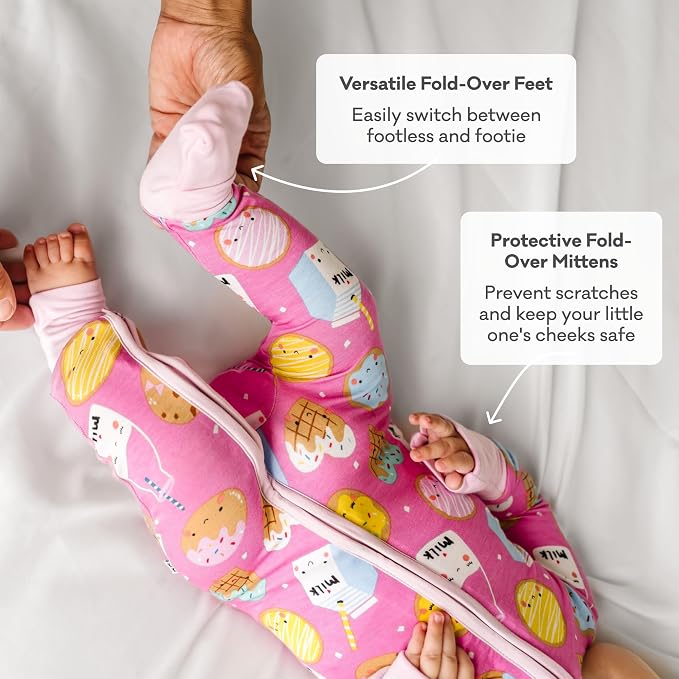 Little Sleepies Pajamas for Baby Boys & Girls, Viscose from Bamboo Baby Pajamas - Image 6