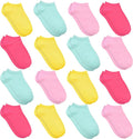 Toddler Socks, 16 Pairs Low Cut Ankle Socks by SPTRAMLE