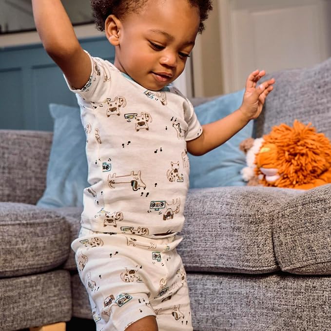 Gerber Baby Boys 4 Piece Pajama Set - Image 4