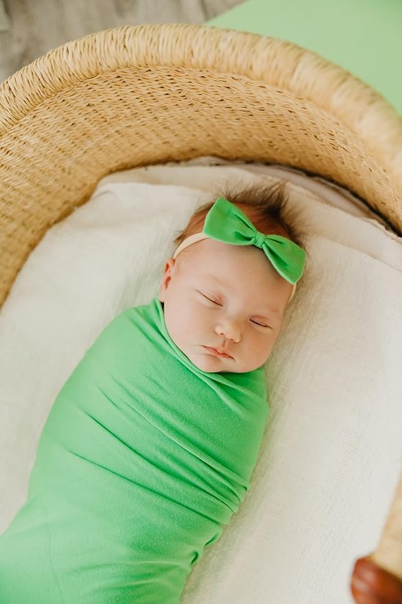 Copper Pearl Swaddle Blankets for Newborns | Soft Stretchy Receiving Blankets - Image 4